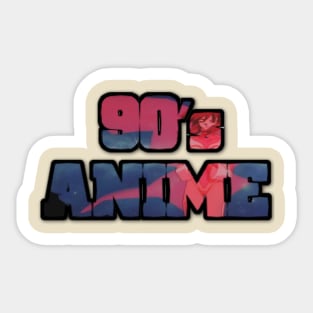 90s Anime - Outlaw Sticker